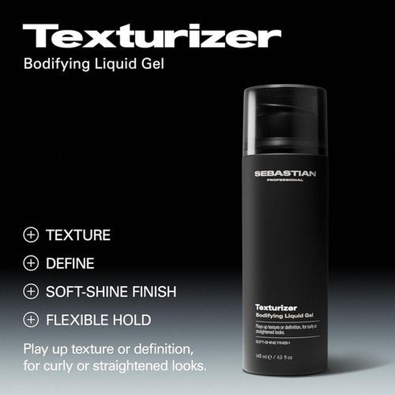 Sebastian Professional Texturizer - Flexible Hold & Textured Definition | Bodifying Liquid Gel, 4.9 fl oz