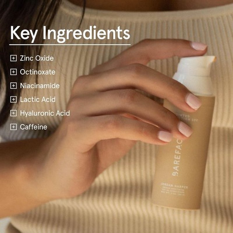 Barefaced Tinted Protection SPF 50+ | Broad-Spectrum Sunscreen with Zinc Oxide & Niacinamide – Oil-Free Hydration & Anti-Aging (60ml)