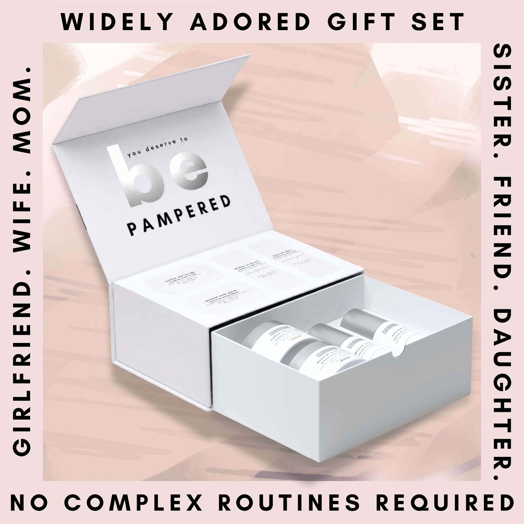 dûamou IV01 Gift Set For Women - Luxury Rejuvenating Pampering Self-care Skincare Set | Premium Gift Box with 4 Full-Size Products, Perfect Gifts for Women