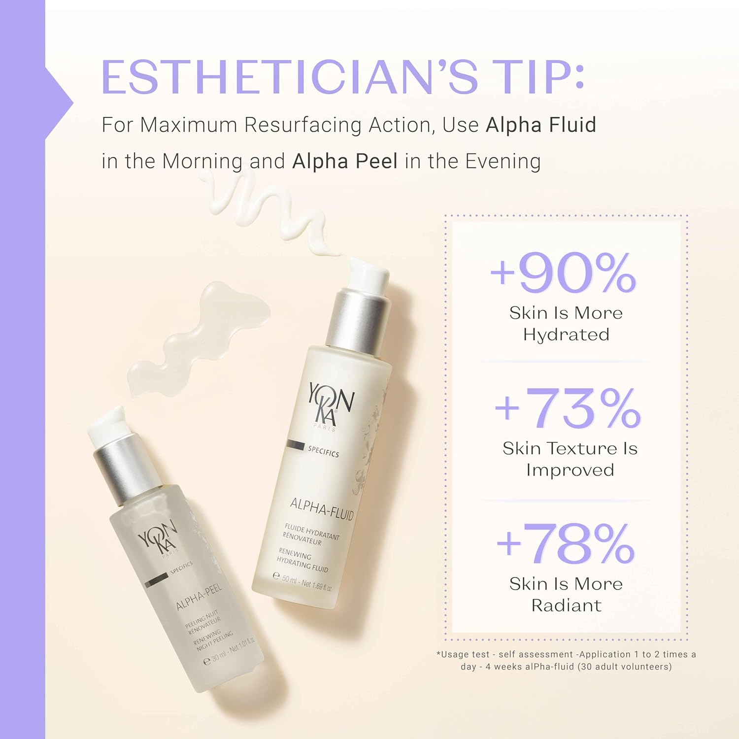 Yon-Ka Alpha Peel Concentrate - Anti-Aging Night Peel for Fine Lines & Wrinkles | Paraben-Free | 1.01 fl oz