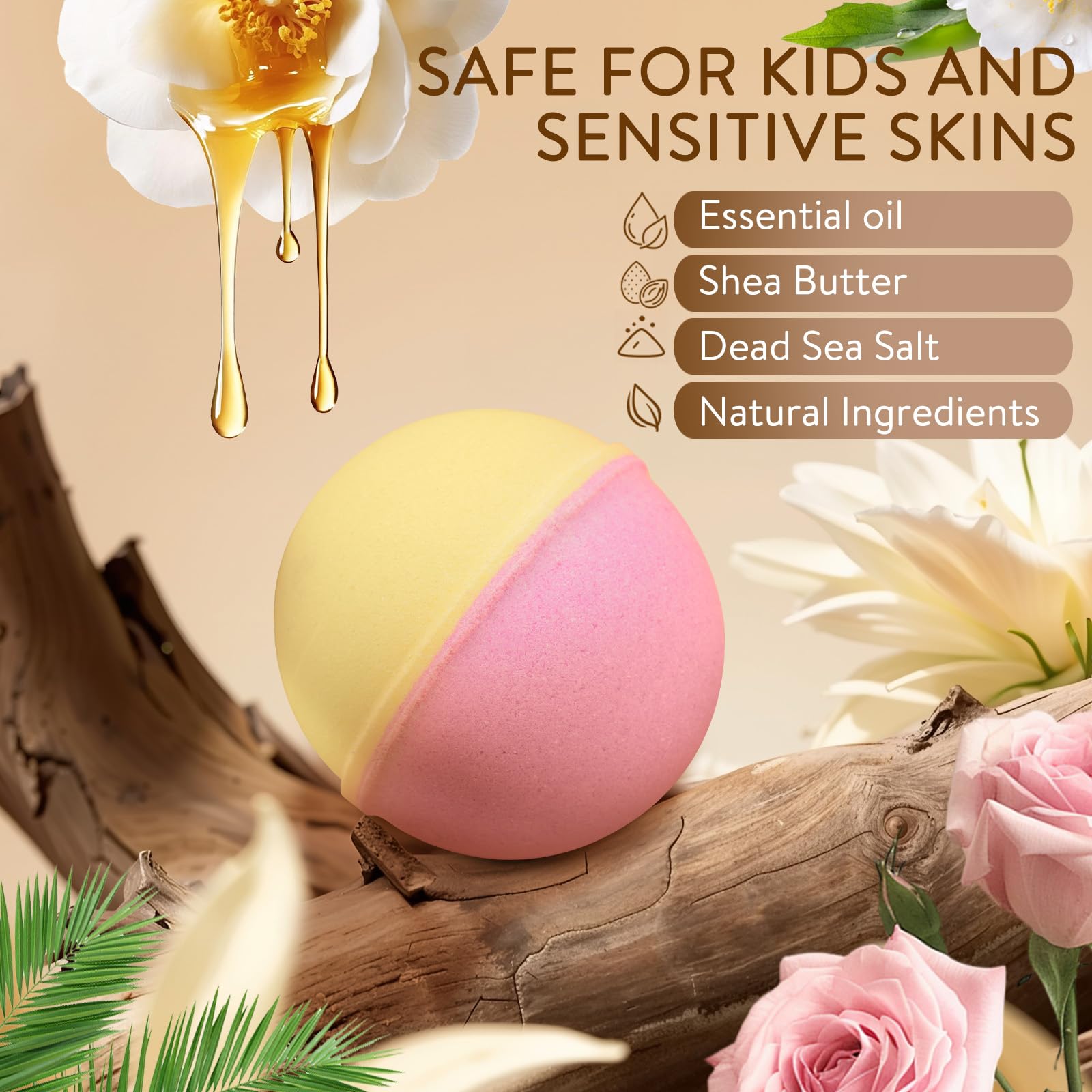 Bath Bombs for Women Gift Set, 20 Pcs Natural Bath Bombs with 10 Unique Scents, Handmade Fizzies with Shea Butter for Skin Moisturizing, Organic Relaxing Bubble Bath, Spa Gift for Mom Wife Girlfriend