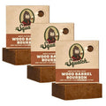 Dr. Squatch Natural Men’s Bar Soap - Cold Process Body Soap Bar with Natural Oils - Gifts for Men - Wood Barrel Bourbon (5 oz, 3-Pack)