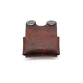Henson Shaving Razor Leather Head Cover/Sheath for Henson AL13 and Henson Ti22 (Brown Leather)