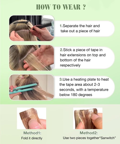 SURNEL Tape in Hair Extensions Balayage Walnut Brown to Ash Brown and Golden Blonde Human Hair Tape in Extensions 14inch 20pcs 50g(#3/8/22-14)