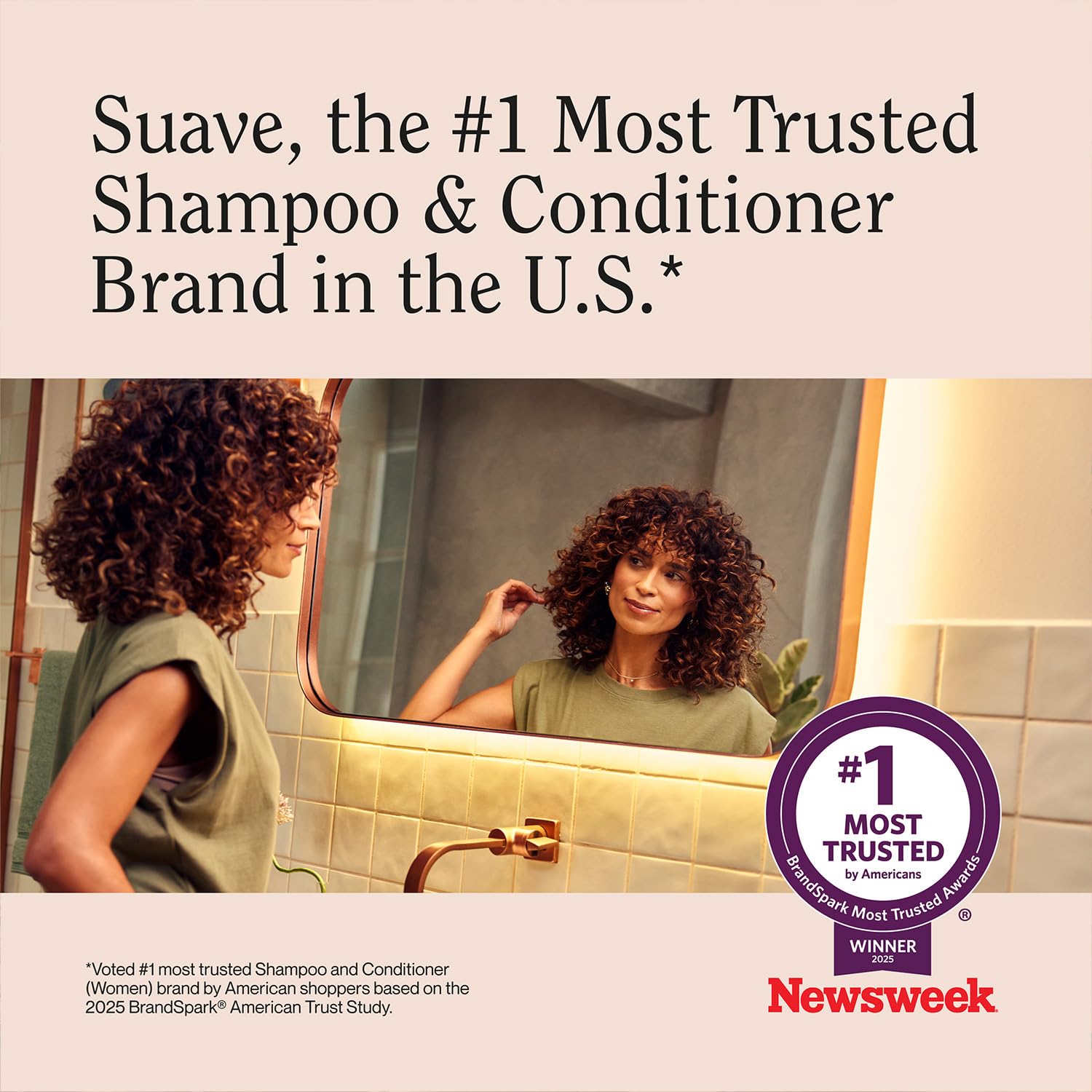 Suave Body Wash 2-Pack + Nourishing Shampoo & Conditioner, Wild Cherry Blossom – Gentle Body Care & Hair Care Set with Vitamin E, Cruelty Free (4 Piece Set)
