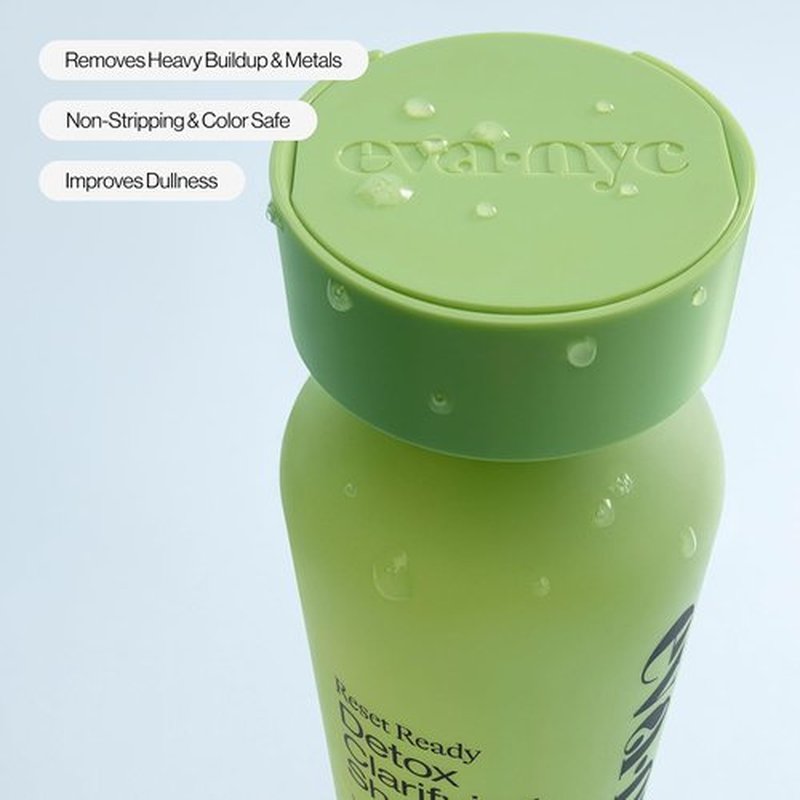 Eva NYC Sulfate-Free Detox Shampoo - Clarifying Formula for Buildup & Oil - 10 fl oz, Lavender Scent