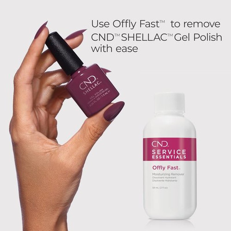 CND Shellac OFFLY FAST Moisturizing Nail Remover (Packaging May Vary), 7.5 fl oz