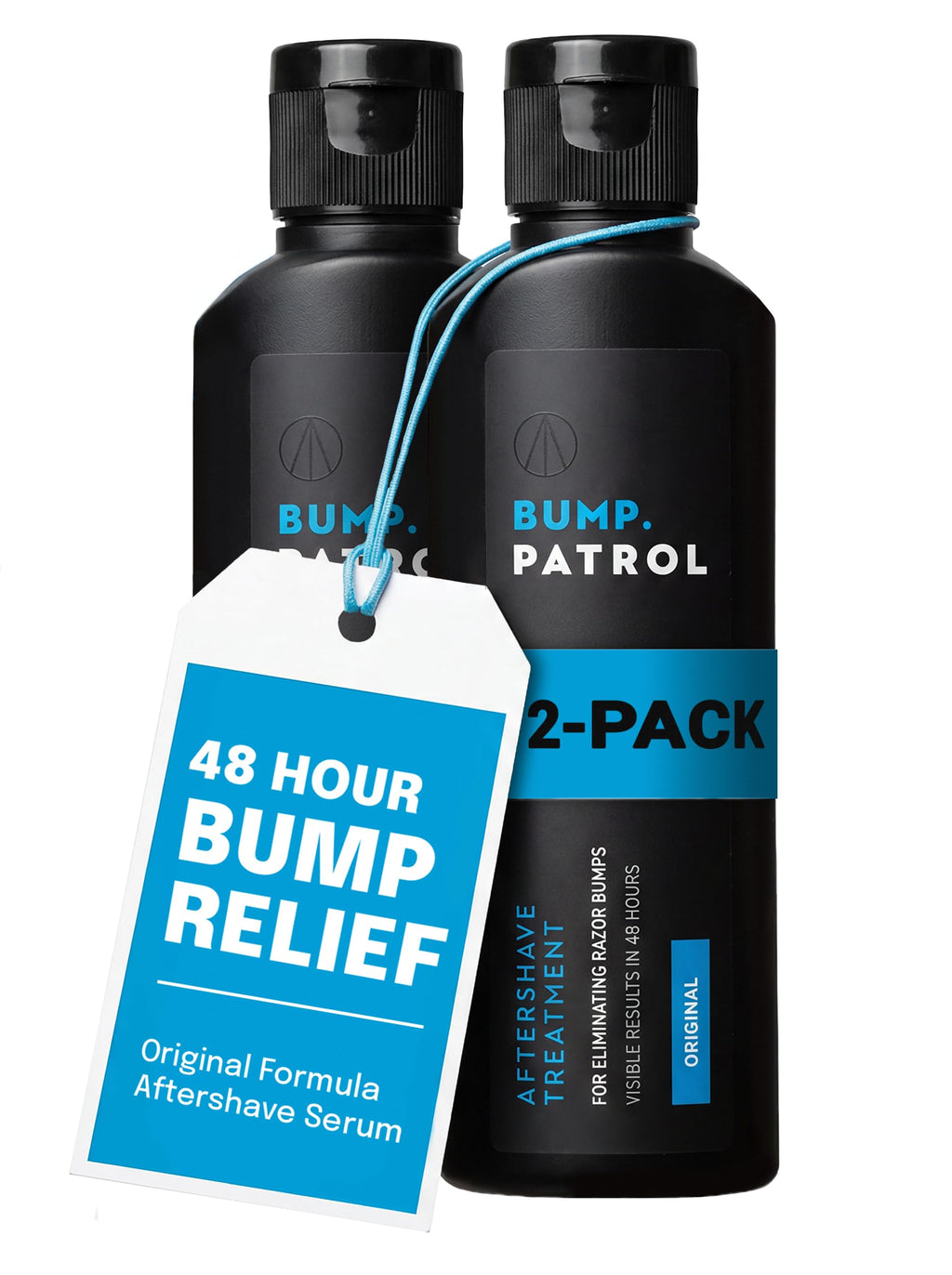 Bump Patrol Original Formula Aftershave Treatment Serum – Razor Bump Stopper and Ingrown Hair Treatment for Men and Women with Salicylic Acid for Razor Burn & Shaving Irritation - 2 oz - Pack of 2