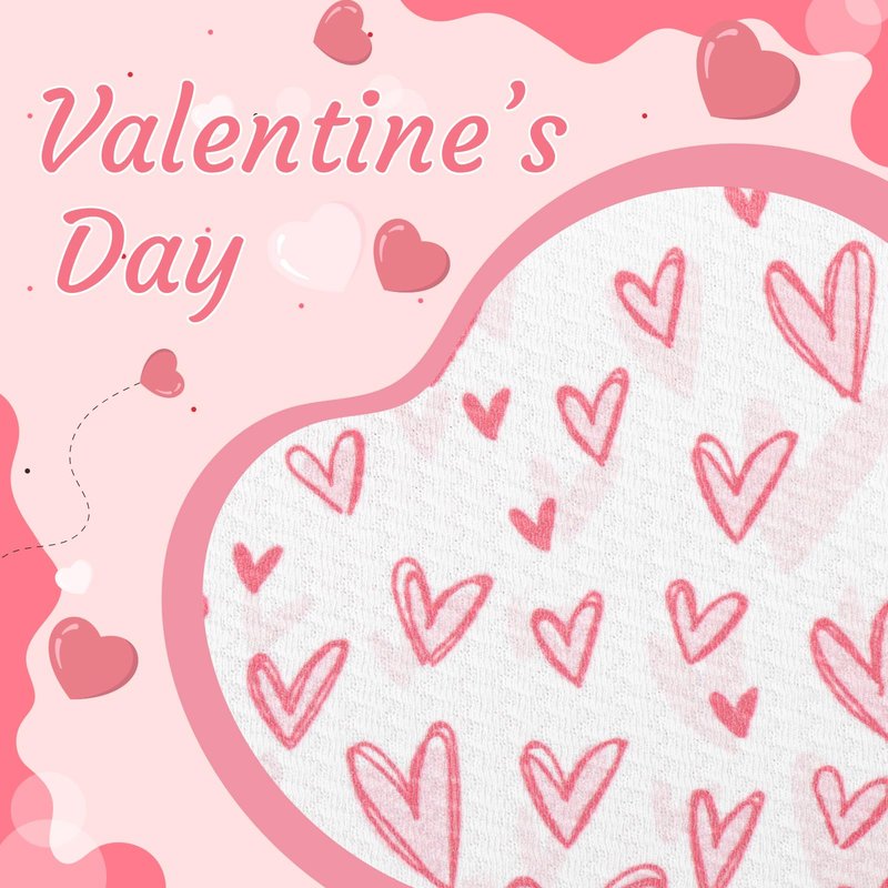 YanJie Valentine Headband Knotted Womens Wide Headbands Red Heart Hair Accessories for Girls Fashion Headband Non Slip for Valentine Party Gifts Pink