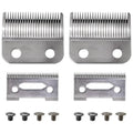 Upgraded Steel Hair Clipper Blade for Wahl Precision MC3 Blades, Pack of 2 Steel Blades Replacement for 2-Hole Standard Wedge 5 Star Legend Clippers
