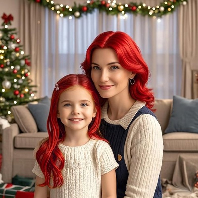Skiennix Red Hair Dye - Temporary Hair Color Chalk for Girls | Perfect for Parties & Holidays