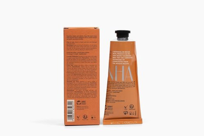 Natura Brazil Nut Hand Cream - 24-Hour Deep Hydration & Anti-Dryness Balm - Vegan Skin Care - 2.6oz (75g)