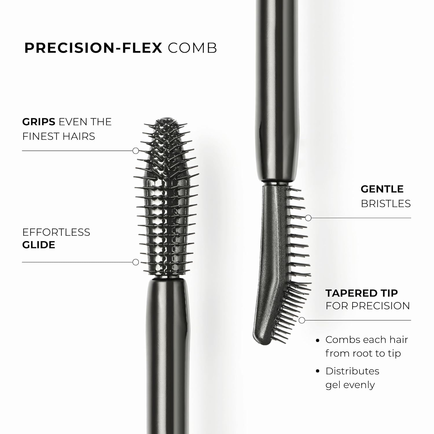 Wunderbrow Clear Eyebrow Gel - Long-Lasting Flexible Hold, Flake-Free & Zero Residue