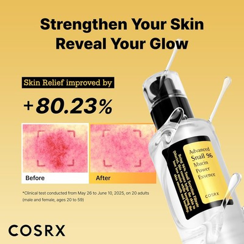 COSRX Snail Mucin Repairing Serum - Hydrating Face Serum with Snail Filtrate for Dull Skin | 100ml