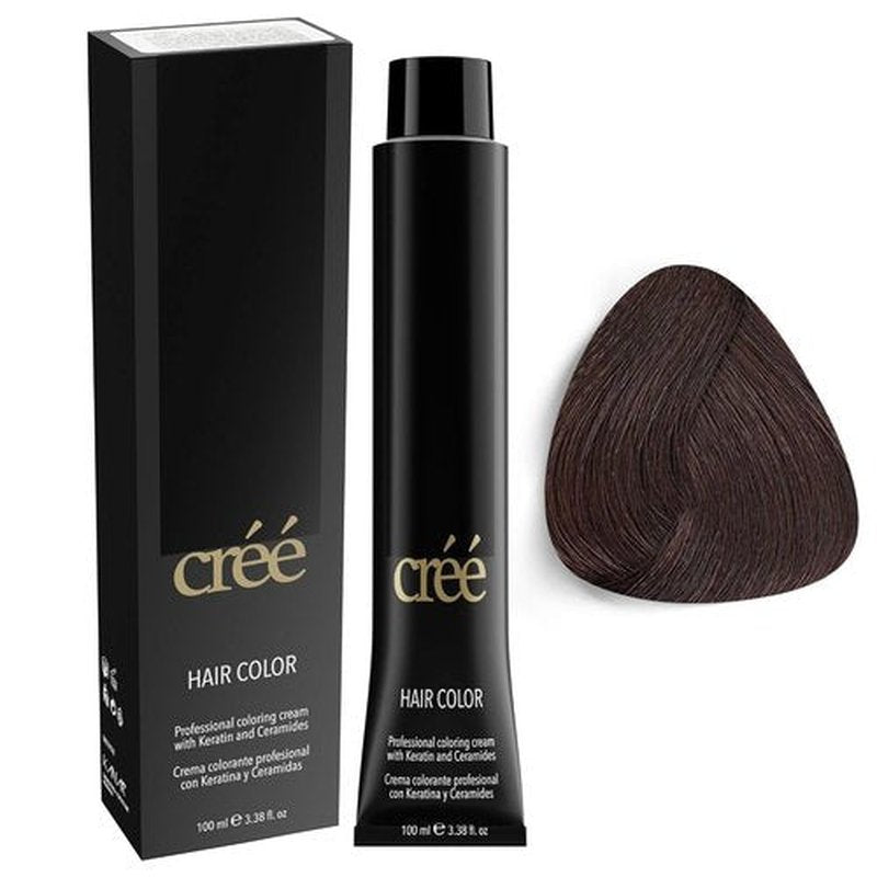 Cree Professional Chocolate Permanent Hair Color - Long-Lasting Gray Coverage - 100ml | 3.4 fl. oz.