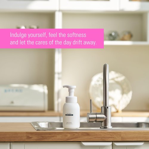MAY MEDIC Baby Powder Double Scented Foaming Hand Soap, Moisturizing Foam with Fig and Pomegranate Extract, Vegan Wash for Bathroom and Kitchen, 10.14 fl oz (No Box)