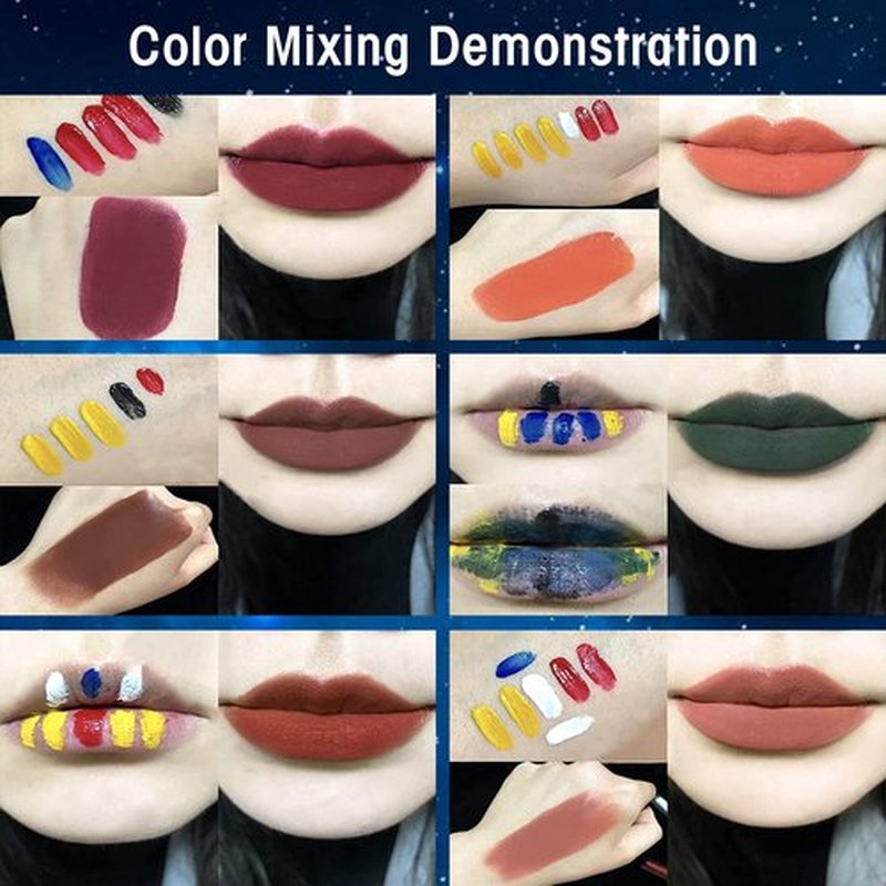 DE'LANCI Lipstick Palette Nude Red Peach Pink Shades 25 Color, Professional Moisturizing Lip Gloss, Long Lasting Soft Smooth Lipstick Pallet Waterproof, Pigmented Halloween Face Paint Costume Makeup