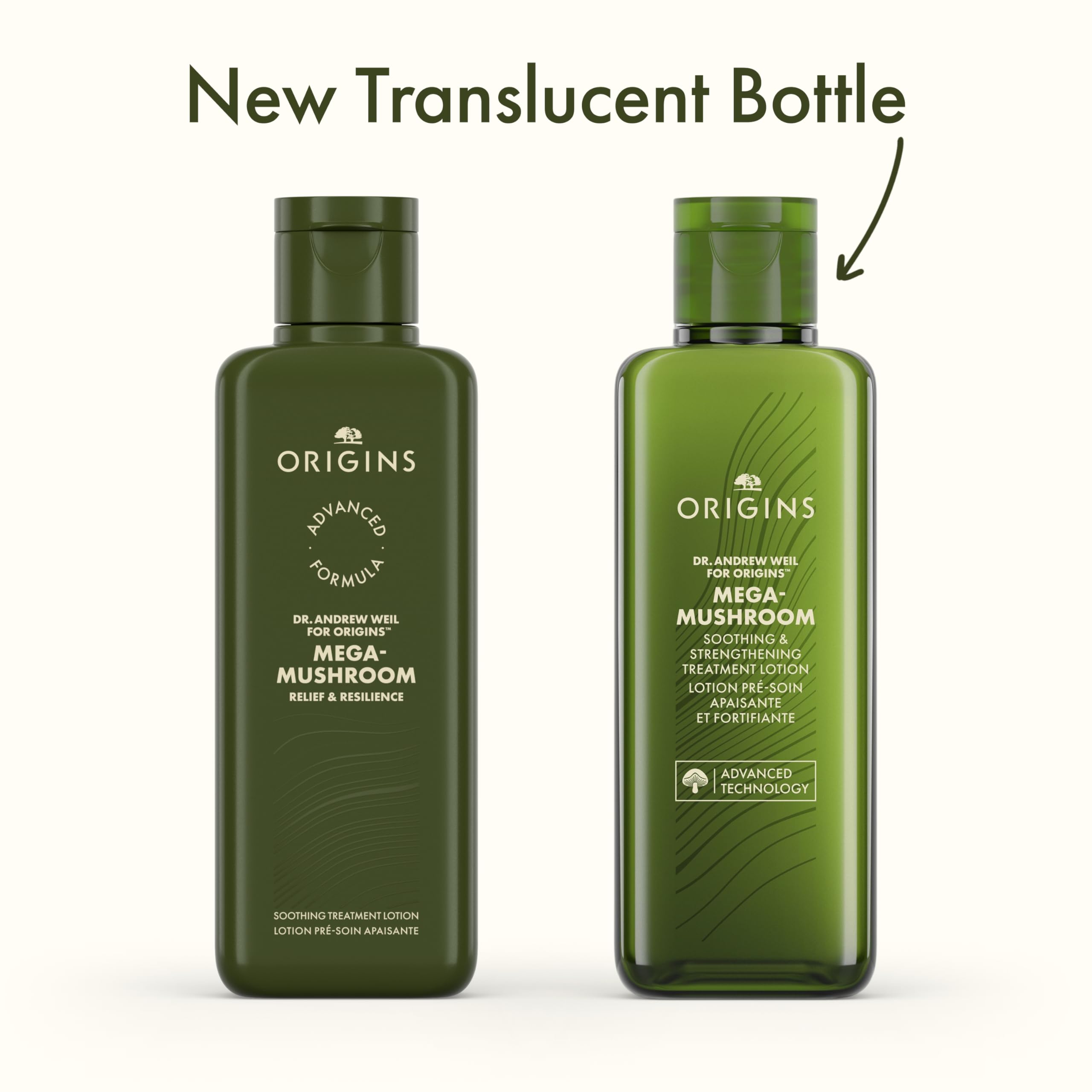 Origins Mega-Mushroom Relief & Resilience Soothing Treatment Lotion, 6.7 Ounce