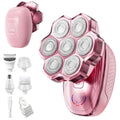 Electric Razors for Women Legs, 5-in-1 Electric Shaver for Women & Body Shaver, Waterproof Wet/Dry 7-Blade Women’s Electric Shaver with Womens Facial Hair Shaver for Lady Face Underarms Public