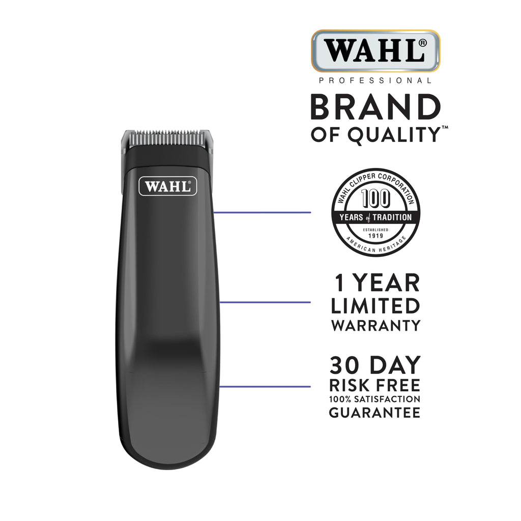 Wahl Professional Animal Super Pocket Pro Pet, Dog, & Cat Trimmer & Grooming Kit - Black Chrome