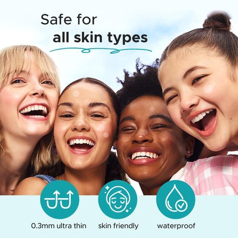 TKTK Pimple Patch Acne Patch, 4 Sizes 420 Patches Acne Absorbing Cover Patch, Hydrocolloid Invisible Acne Patches For Face Zit Patch Acne Dots Tea Tree, Calendula Oil - 3 Pack