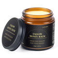 Lazibudgha Beef Tallow for Skin, Tallow and Honey Balm for Face, Grass-Fed Tallow for Body, Deep Nourishing 4.2 oz / 120g