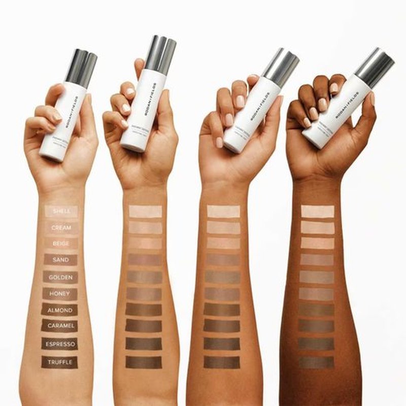 Rodan and Fields Radiant Defense Perfecting Liquid SPF 30 - Shell | 50 mL | 4-in-1 Makeup & Skin Care Beauty Solution | Sunscreen | Face Moisturizer | Light Skincare Foundation | Sunscreen for Face