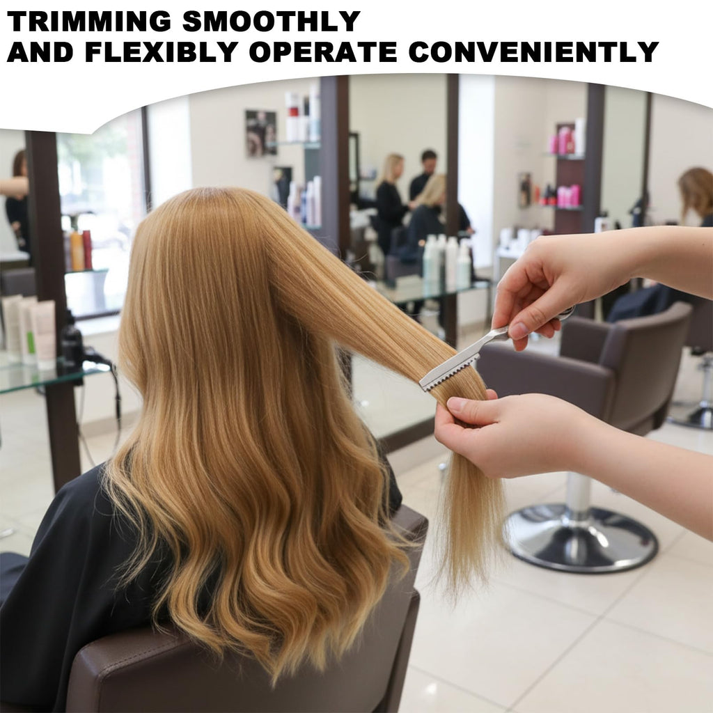 Stainless Steel Hair Thinning Styling Razors for Cutting Hair Professional Texturizing Cutting Razor Styling Texturizing Cuttings Razor Tool for Men Women Salon Home Use with 10 Pcs Blades