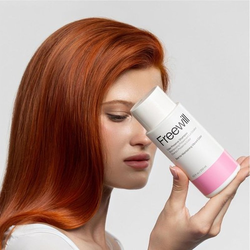 Freewill Color Preserve Shampoo - Gentle, Moisturizing Formula for Vibrant Color-Treated Hair | 8.5 oz