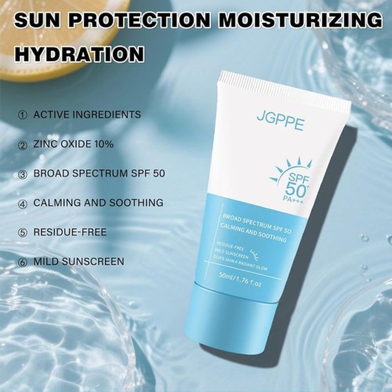 Heartleaf Korean Sunscreen - SPF 50+ Silky Moisture Tinted Sun Essence | Lightweight, Non-Greasy, 50ml