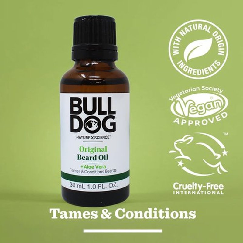 BULLDOG SKINCARE - Original Beard Oil for Taming & Conditioning | 30 ml Size