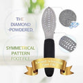 Foxi Fresh 2-Sided Diamond Coated Foot Scrubber Callus Remover Foot File Foot Care