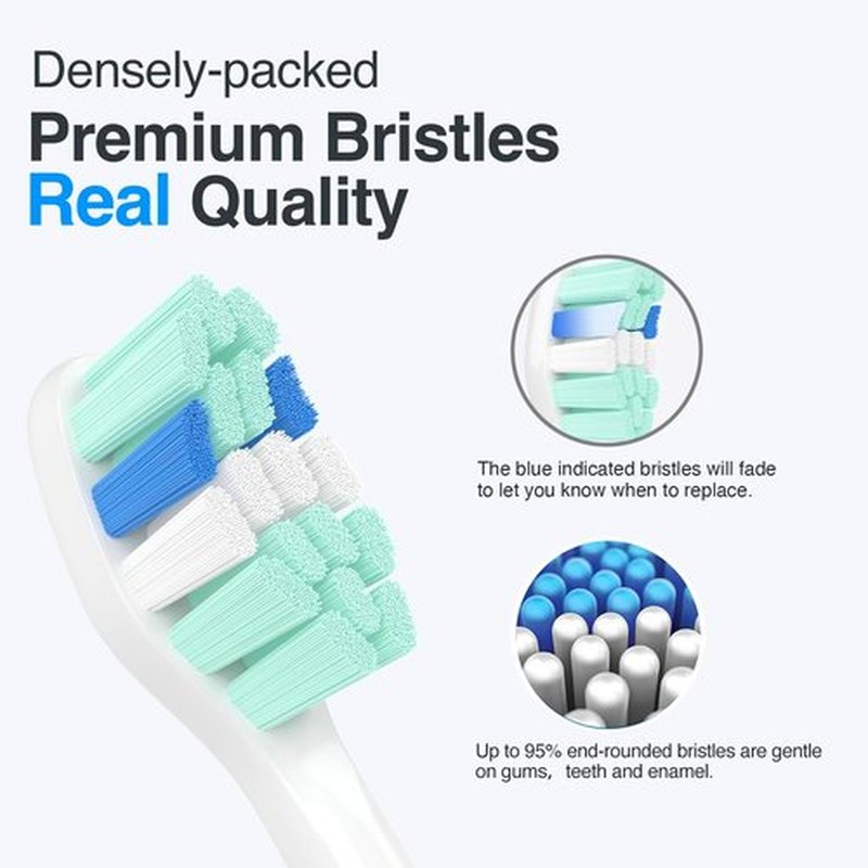 Philips Sonicare Replacement Toothbrush Heads - 10 Pack Compatible Electric Brush Heads