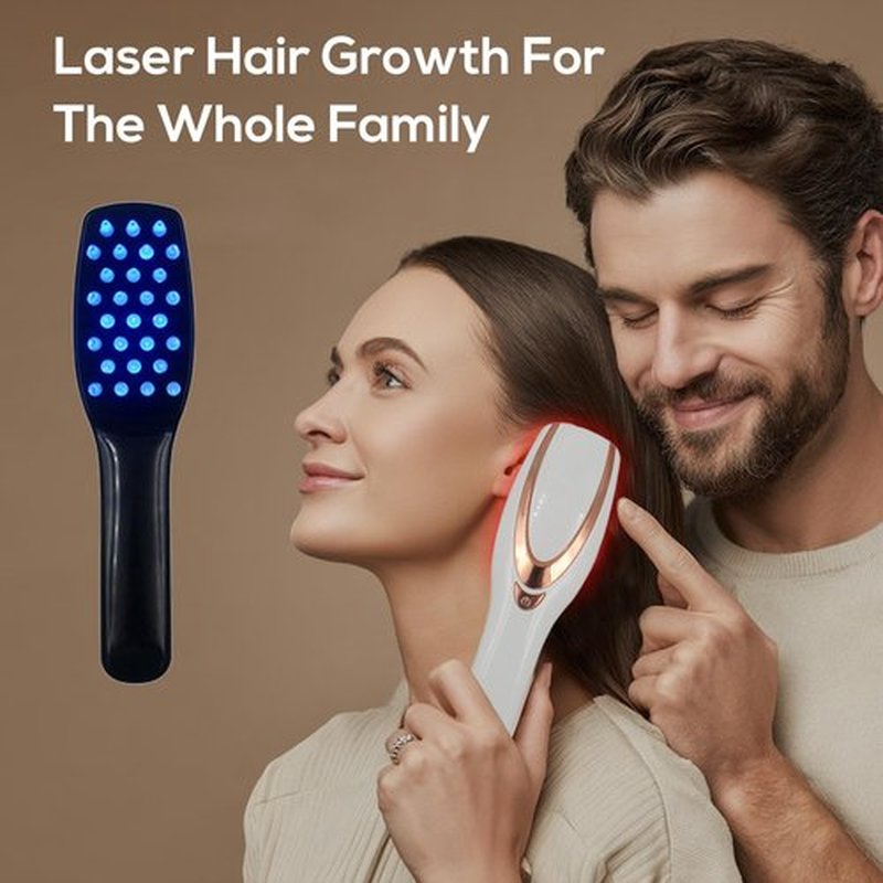 Laser Therapy Hair Growth Comb,Laser Comb, low level laser therapy device, promote hair growth.