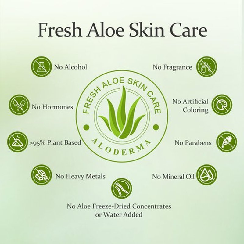 Aloderma Firming Skin Toner with 91% Organic Aloe Vera - Natural Facial Toner for Women with Natural Botanicals to Diminish The Appearance of Fine Lines & Wrinkles - Aloe Vera Facial Toner - 4.2oz