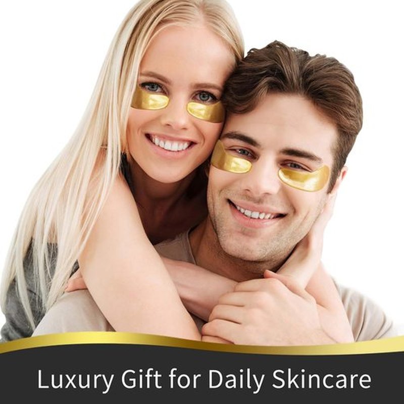 Regine Switzerland Under Eye Patches - 40 Pairs of Gold Infused Eye Masks for Dark Circles & Puffiness