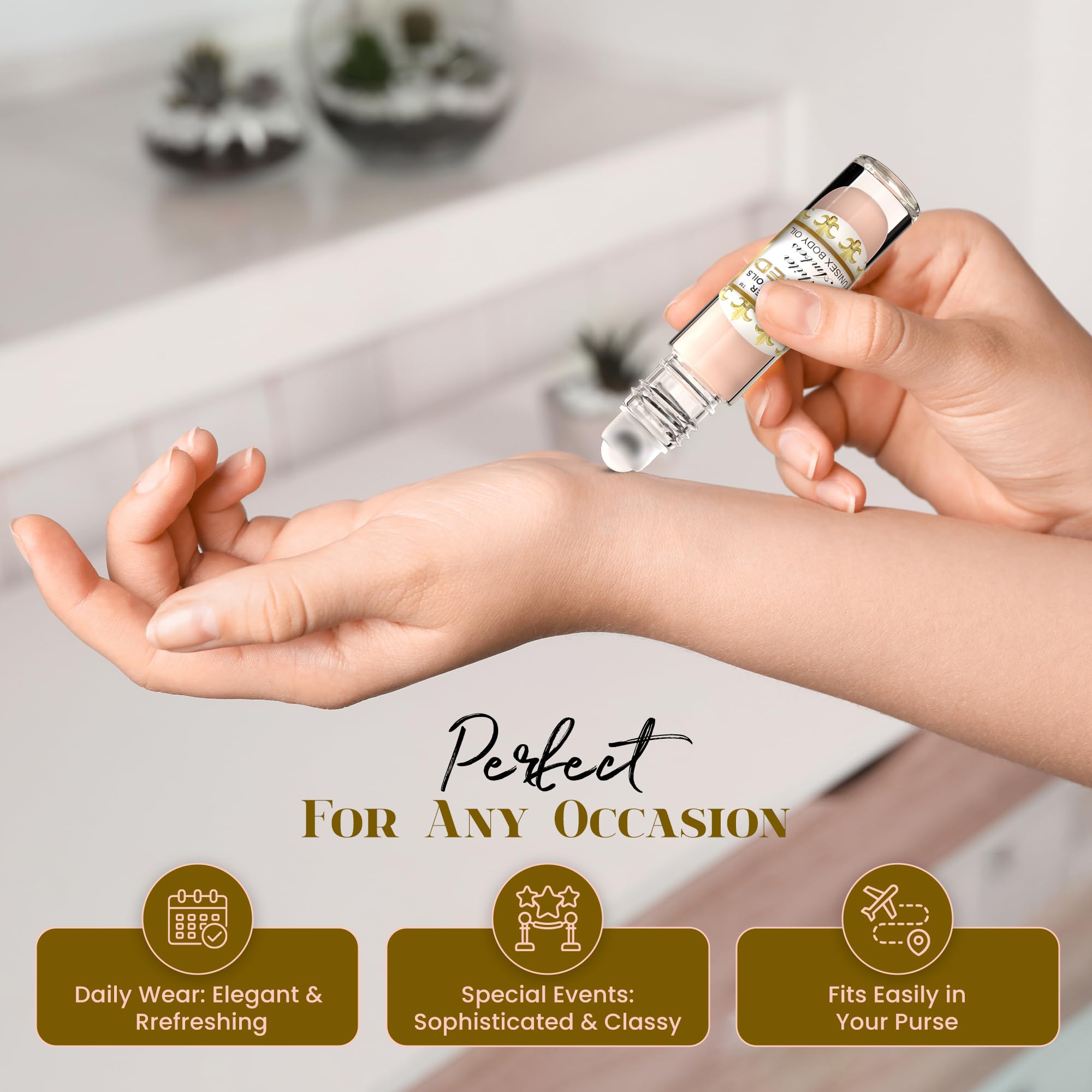 MOBETTER FRAGRANCE OILS Kreed Whiter Ambers Unisex body oil 1/3 oz roll on