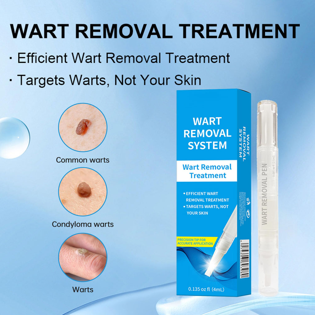 Befada Fast Acting Salicylic Acid Wart Remover Pen for Hands, Feet & Body – Gentle Formula with Brush for Plantar, Common and Flat Warts – Travel Size (0.085 fl oz/4ml)
