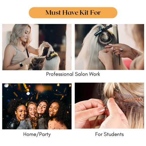 Professional Hair Extension Tools Microlink Bead Remover Plier for Hair Extensions Removal Micro Ring Beads Opener 5.5 Inch Pliers Silver Polish Stainless Steel – Cross Edge Corporation (Rainbow)