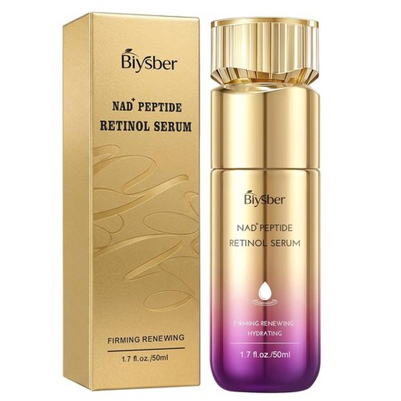 Regine Switzerland NAD+ Retinol Collagen Face Serum - Anti-Aging Peptide Formula for Tightening Skin & Reducing Wrinkles