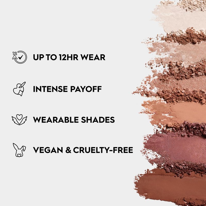 Urban Decay Naked Mini Eyeshadow Palette | 6 Ultra-Blendable Shades, Travel Size, Long-Lasting & Cruelty-Free