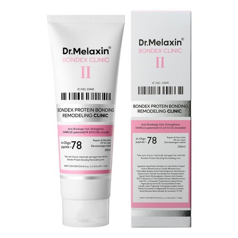 Dr.Melaxin Bondex Remodeling Salon Bonding Treatment | Deep Repair for Bleached & Damaged Hair with Bonding Peptides + Argan Oil