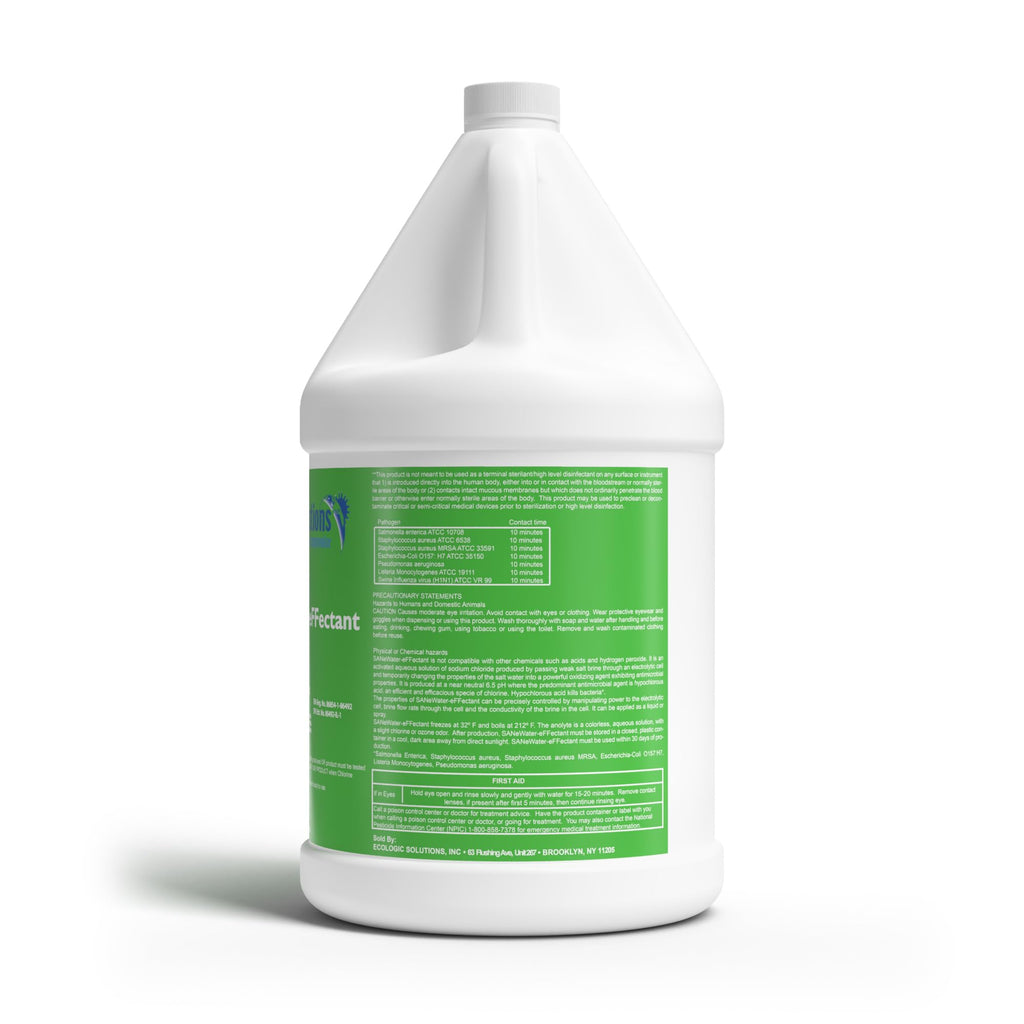 Ecologic Solutions Inc. SANeWater-eFFectant: Non-Toxic Hypochlorous acid (HOCl)