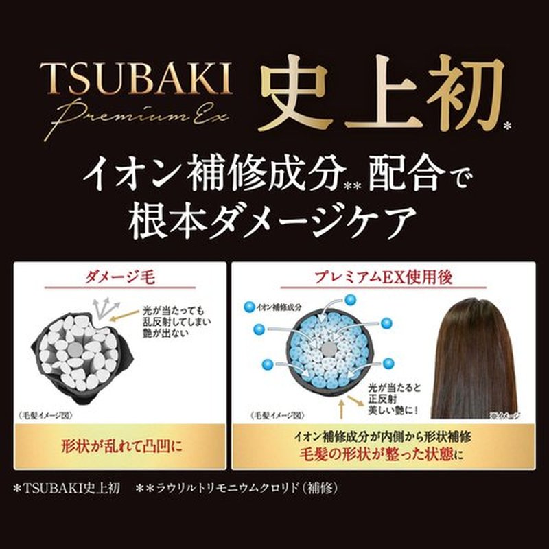 Tsubaki Premium EX Damage Care & Repair Conditioning Treatment Refill, 330mL