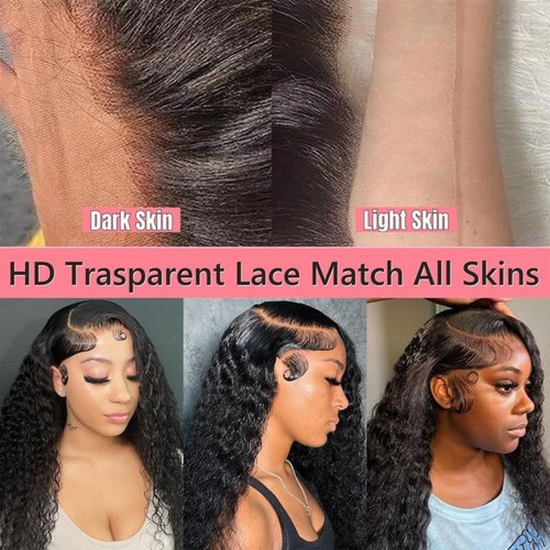 Megeen Deep Wave Lace Front Wigs Human Hair Pre Plucked 200 Density 12A Deep Curly Glueless HD Wet and Wavy Lace Frontal Wigs with Baby Hair for Women Natural Color 24 inch Deep Wave Wig