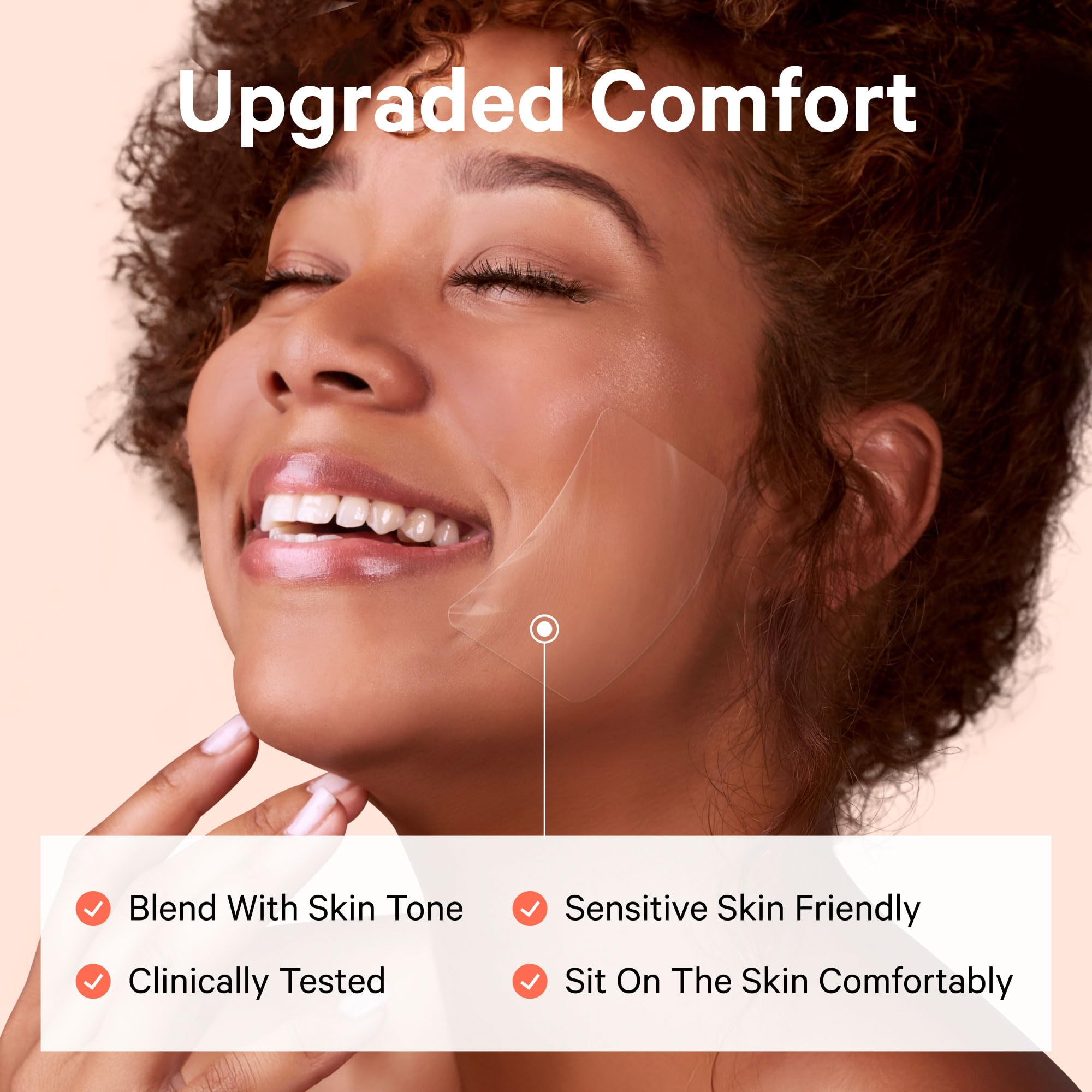 Sosky Large Pimple Patches XL Hydrocolloid Acne Patches for Face & Body Cystic Pimple & Zit Patch for Nose Chin Back, Bacne & Breakouts Vegan Cruelty-Free（10 Count）