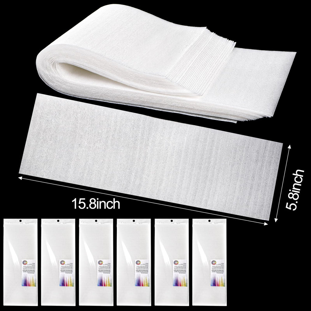 Yarlung 300 Pcs Hair Dye Paper Foam Hair Wraps, Professional Hair Dyeing Isolation Sheets, Hair Coloring Mesh Hair Highlighting Strips for Hair Styling Salon Barber