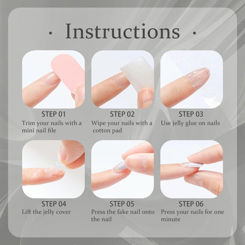 Yabonica French Tip Press On Nails Long Stiletto,10 Pcs Handmade Acrylic Fake Nails Press Ons Salon Design Stick On Nails,Luxury UV Gel Glue On False Nails with 3D Rhinestone (Middle Size)