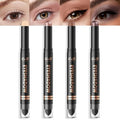 LANGMANNI Dual-Ended Cream Eyeshadow Stick Set - Silky Smooth, Waterproof, All-Day Matte & Shimmer Wear, 4 Colors