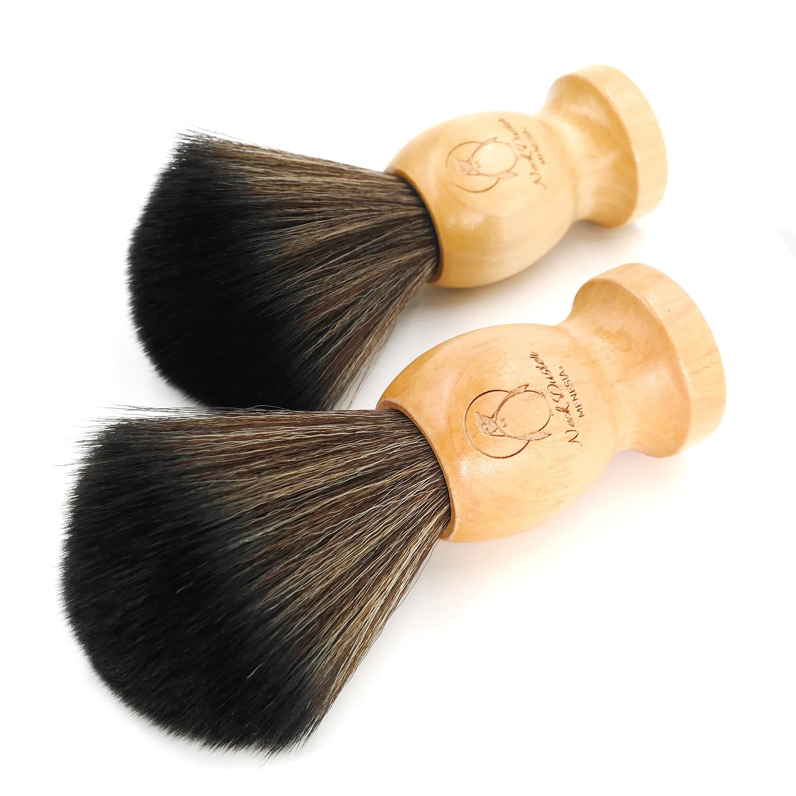 Menesia Small Barber Neck Duster Brush for Hair Cutting